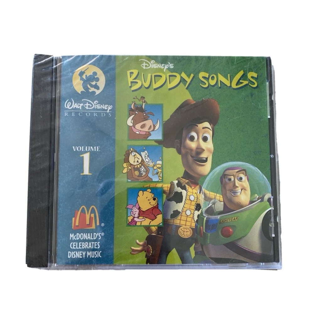Walt Disney Buddy Songs Volume 1 CD  8 songs McDonalds Promo Sing Along 1996